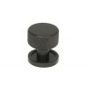 Aged Bronze Brompton Cabinet Knob - 25mm (Plain)