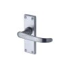 Project Hardware Door Handle Lever Latch Avon Short Design Satin Chrome finish