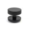 Black Brompton Centre Door Knob (Plain)