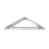 Satin Chrome Barton Shelf Bracket (150mm x 150mm)