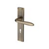 Heritage Brass Sutton Reeded Lever Lock Antique Brass finishUK Design Registration Number 6234524