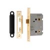 Easi-T Residential Bathroom Lock 78mm  - Satin Brass