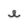 Alexander & Wilks - Victorian Double Robe Hook - Black