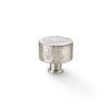 Alexander & Wilks - Leila Hammered Cupboard Knob - Satin Nickel - 35mm