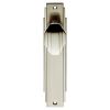 Art Deco Knob On Latch Backplate - Satin Nickel