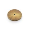 Alexander & Wilks - Circular Backplate - Burnished Brass - Diameter 35mm