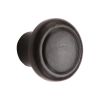 Black Iron Rustic Cabinet Knob Newport Design 38mm