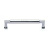 Heritage Brass Cabinet Pull Bauhaus Design 160mm CTC Polished Chrome Finish