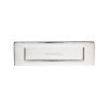 Heritage Brass Letterplate 10" x 3" Polished Chrome finish