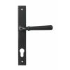 Matt Black Hammered Newbury Slimline Espag. Lock Set