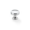 Alexander & Wilks - Lynd Cupboard Knob - Polished Chrome - 32mm