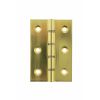 Atlantic Washered Hinges 3" x 2" x 2.2mm without Screws - Polished Brass (Pair)