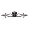 Heritage Brass Cabinet Knob Oval/Backplate Design 32mm Matt Bronze finish