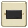 Eurolite Stainless Steel Fan Switch Polished Brass