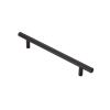 Steel T-Bar Handle 160mm - Matt Black