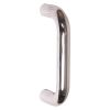 Steel Line Door Pull Handle Bolt Fix 150mm Polished Stainless Steel finish