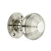 Beehive 50mm Rim/Mortice Door Knob Polished Nickel