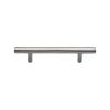 Heritage Brass Cabinet Pull Bar Design 101mm CTC Polished Nickel Finish