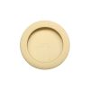 SLD Round Flush Pull Pair Satin Brass