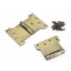 Aged Brass 4" x 4" x 6"  Parliament Hinge (pair) ss