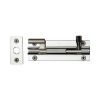 Heritage Brass Door Bolt Necked 4" x 1.25" Polished Chrome finish