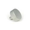 Satin Chrome Brompton Cabinet Knob - 38mm (No rose)