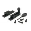 Black Prestbury Quadrant Fastener - Narrow