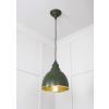 Smooth Brass Brindley Pendant in Heath