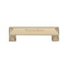 Heritage Brass Cabinet Pull Pyramid Design 96mm CTC Satin Brass Finish