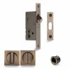 SLD Lock C/W SQ Privacy Turns Antique Brass