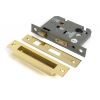 Polished Brass 3" Euro Profile Sash Lock