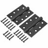 Eclipse 14920 - 102x76x3mm BLK Ball Bearing Hinge Grade 13 - (Pair) - Matt Black