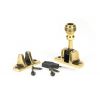 Aged Brass Prestbury Brighton Fastener (Radiused)