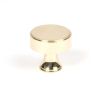 Polished Brass Scully Cabinet Knob - 32mm