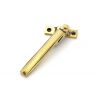 Aged Brass Night-Vent Locking Art Deco Fastener