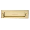 Heritage Brass Postal Knocker Satin Brass finish