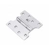 Polished Chrome 4" x 2" x 4"  Parliament Hinge (pair) ss