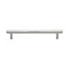 Heritage Brass Cabinet Pull Hexagon Design 160mm CTC Polished Nickel finish