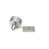 Satin Chrome Brompton Cabinet Knob - 32mm (Square)