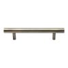 Heritage Brass Door Pull Handle Bar Design 305mm Antique Brass Finish