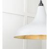 Smooth Brass Frankley Pendant in Birch