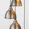 Aged Brass Brindley Cluster Pendant