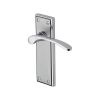 Heritage Brass Door Handle Lever Latch Hilton Design Apollo finish