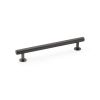 Alexander & Wilks - Round T-Bar Cabinet Pull Handle - Dark Bronze - 160mm