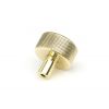 Polished Brass Brompton Cabinet Knob - 32mm (No rose)