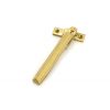 Polished Brass Night-Vent Locking Art Deco Fastener