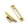 Aged Brass Locking Art Deco Fastener - LH