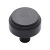 Heritage Brass Cabinet Knob Round Deco Design 38mm Matt Black finish