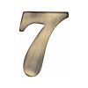 Heritage Brass Numeral 7 Self Adhesive 51mm (2") Antique Brass finish