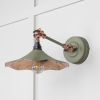 Smooth Copper Flora Wall Light in Tump